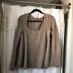 Free people scoop neck pullover size M